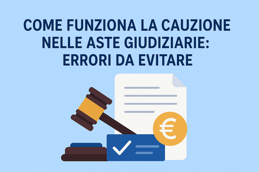 Come Funziona la Cauzione nelle Aste Giudiziarie: Errori da Evitare