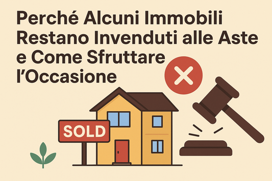 Perché Alcuni Immobili Restano Invenduti alle Aste e Come Sfruttare l’Occasione