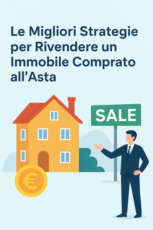 Le Migliori Strategie per Rivendere un Immobile Comprato all’Asta